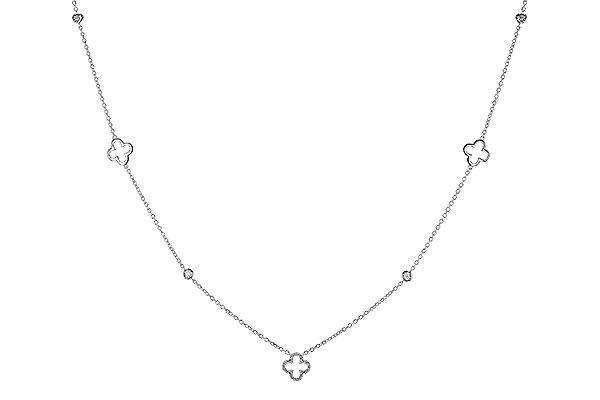 F329-38684: NECKLACE .20 TW (18")