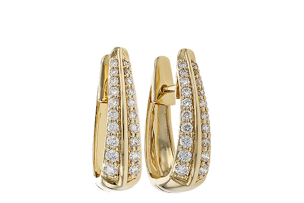 F329-39584: EARRINGS .50 TW