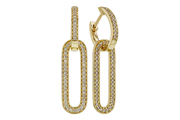 F329-39629: EARRINGS .54 TW