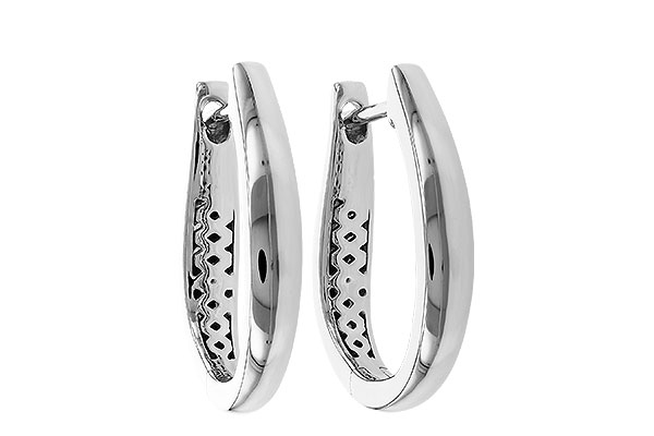 F329-42347: GOLD EARRINGS (17MM)