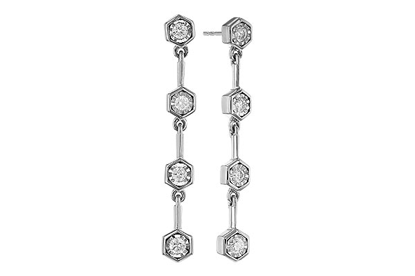 F329-43229: EARRINGS .25 TW