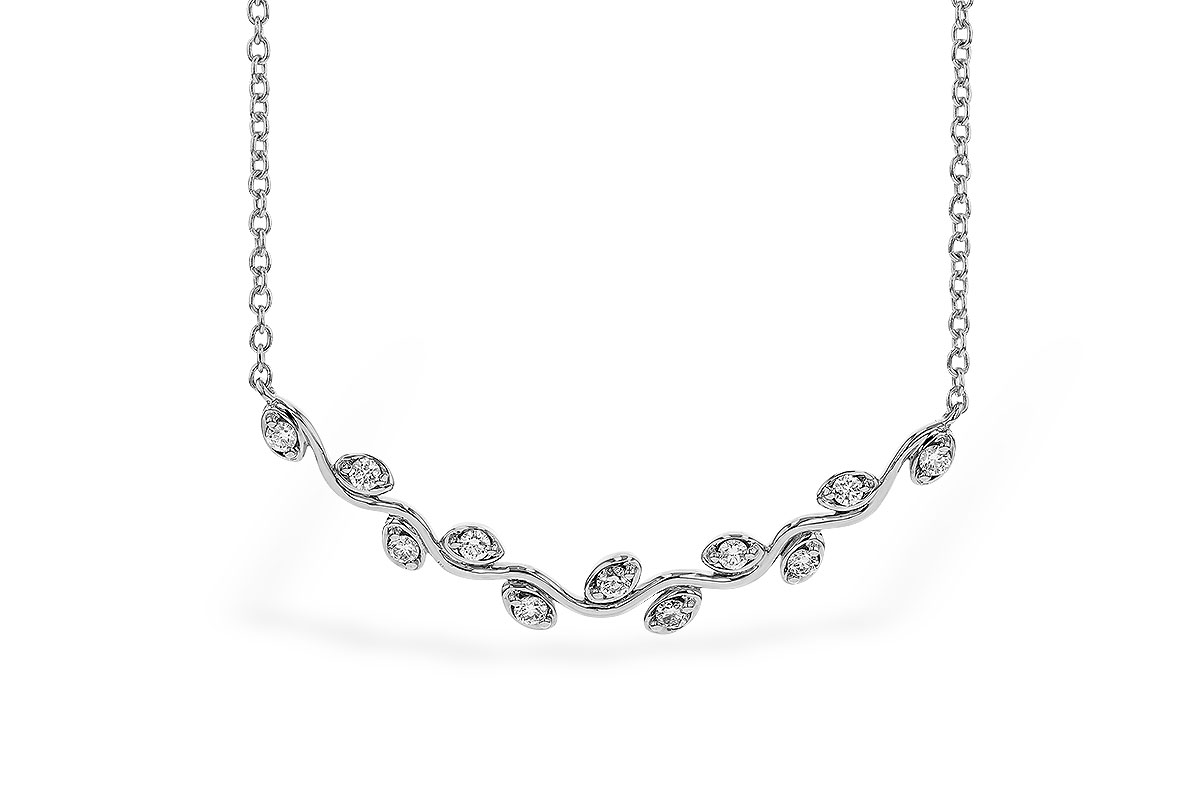 F329-44129: NECKLACE .25 TW (18")