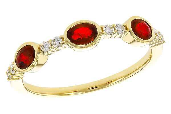 F329-45002: LDS WED RG .66 TW RUBY .78 TGW