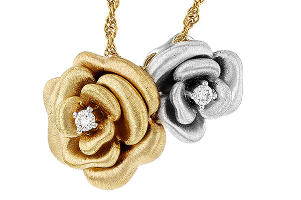 F330-27784: NECKLACE .06 TW