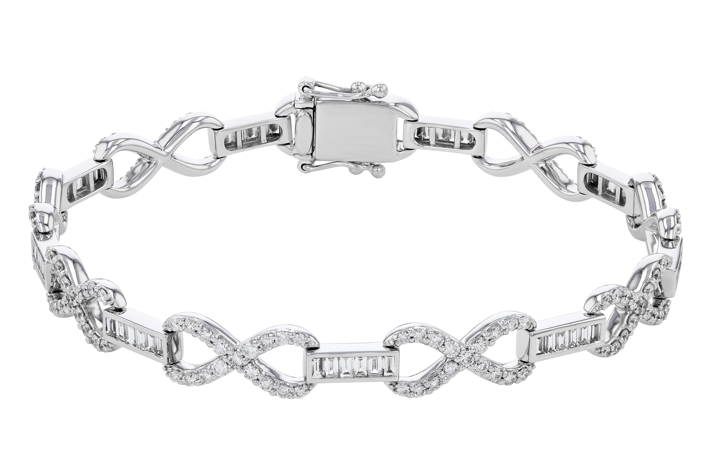F330-29602: BRACELET 1.00 TW BAG 2.45 TW (7")