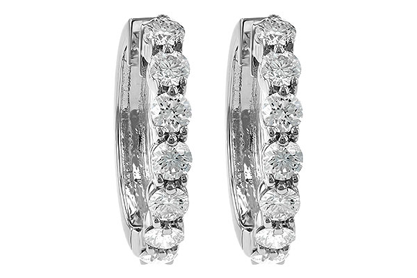 G240-30474: EARRINGS 2 CT TW
