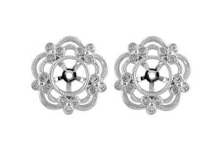 G240-31447: EARRING JACKETS .16 TW (FOR 0.75-1.50 CT TW STUDS)