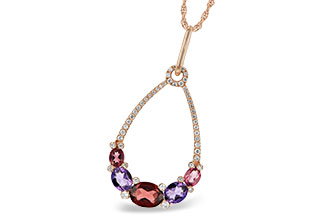 G242-13256: NECK 1.47 SEMI-PRECIOUS 1.67 TGW