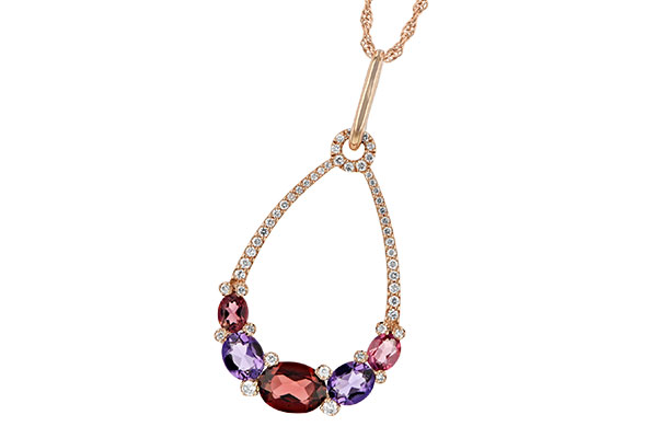 G242-13256: NECK 1.47 SEMI-PRECIOUS 1.67 TGW