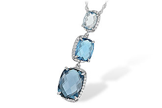 G243-06874: NECK 8.71 BLUE TOPAZ 8.89 TGW