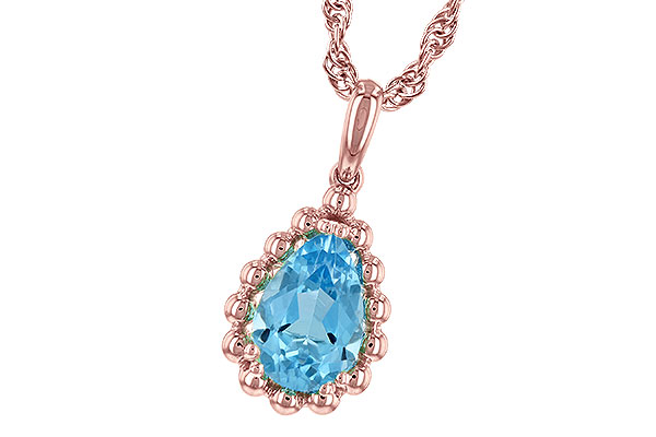 G243-95074: NECKLACE 1.55 CT BLUE TOPAZ
