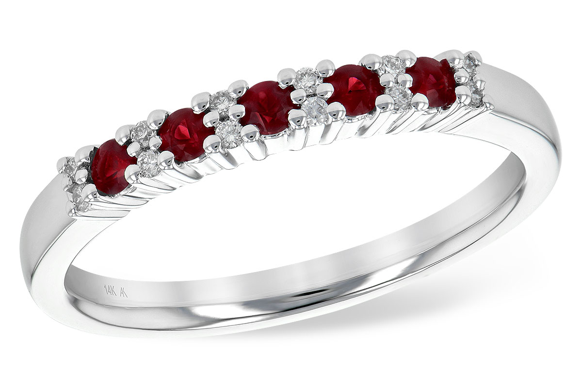 G244-83265: LDS WED RG .22 RUBY .29 TGW