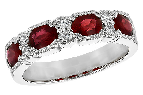 G244-84156: LDS WED RG 1.66 RUBY 1.84 TGW (5x4MM RUBY)