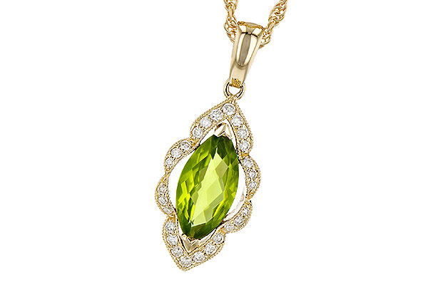 G244-87793: NECK .94 PERIDOT 1.05 TGW