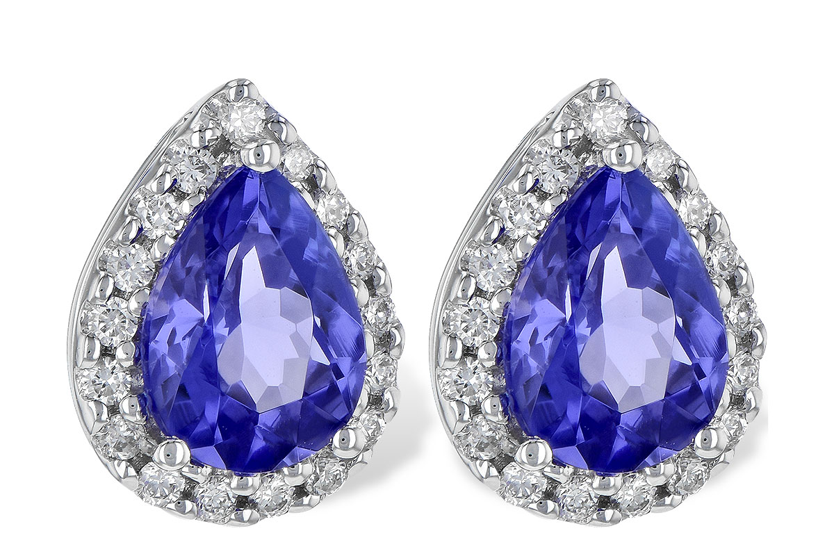 G244-87802: EARR 1.15 TW TANZANITE 1.32 TGW