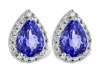 G244-87802: EARR 1.15 TW TANZANITE 1.32 TGW