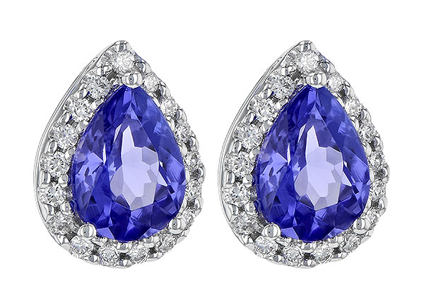 G244-87802: EARR 1.15 TW TANZANITE 1.32 TGW