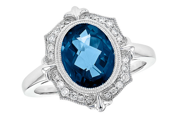 G244-89556: LDS RG 3.00 LONDON BLUE TOPAZ 3.16 TGW