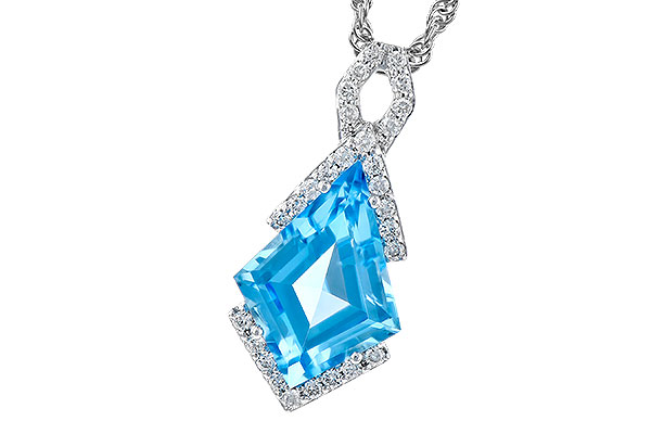 G327-56820: NECK 2.40 BLUE TOPAZ 2.53 TGW