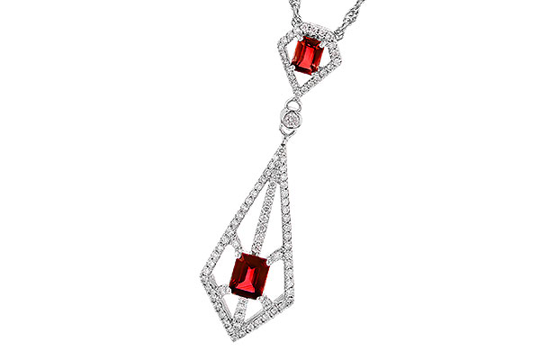 G327-58693: NECK .63 TW RUBY .93 TGW