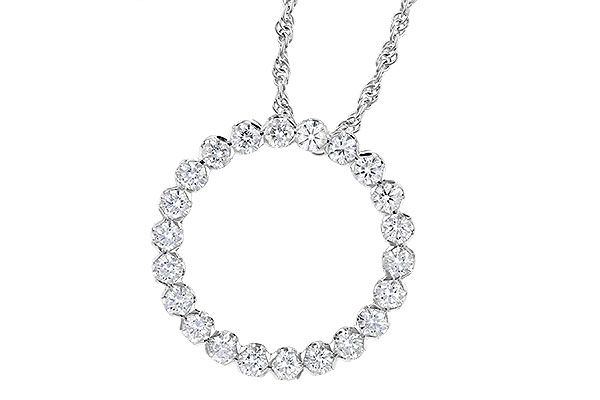 G327-60456: NECKLACE 1.00 TW