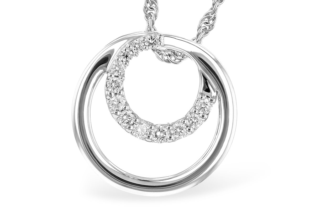 G327-61420: NECKLACE .15 TW