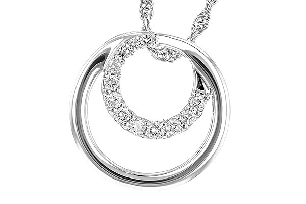 G327-61420: NECKLACE .15 TW