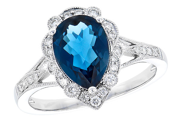 G327-61438: LDS RG 2.25 LONDON BLUE TOPAZ 2.47 TGW