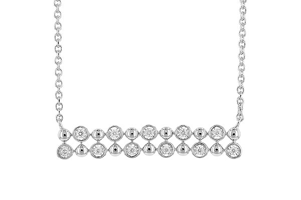 G327-62302: NECKLACE .12 TW