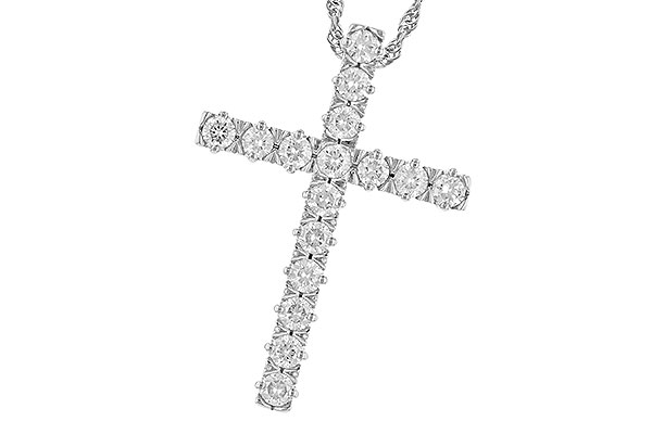 G328-45947: NECKLACE 1.00 TW