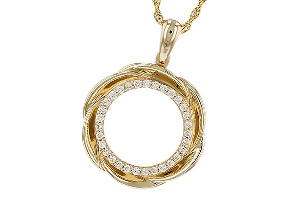 G328-51393: NECKLACE .25 TW