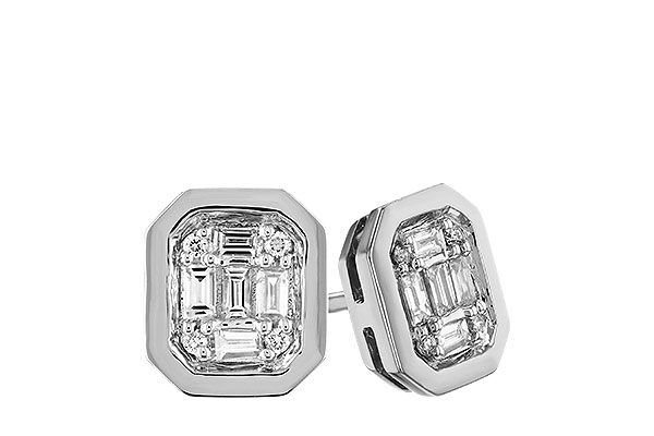 G328-53238: EARRINGS .13 BAG .16 TW