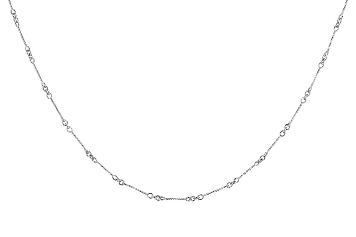 G329-36829: TWIST CHAIN (16IN, 0.8MM, 14KT, LOBSTER CLASP)
