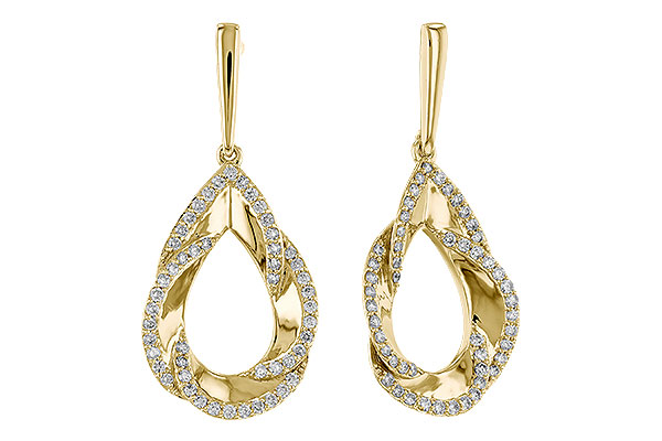 G329-38711: EARRINGS .50 TW