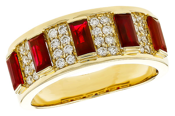 G329-41447: LDS WED RG 1.40 TW RUBY 1.69 TGW