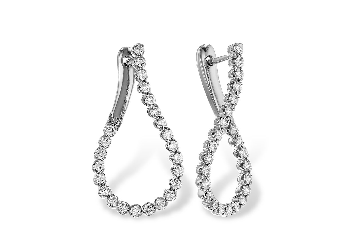 G329-43229: EARRINGS 1.00 TW