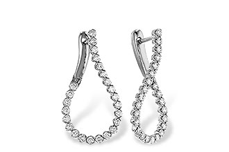 G329-43229: EARRINGS 1.00 TW