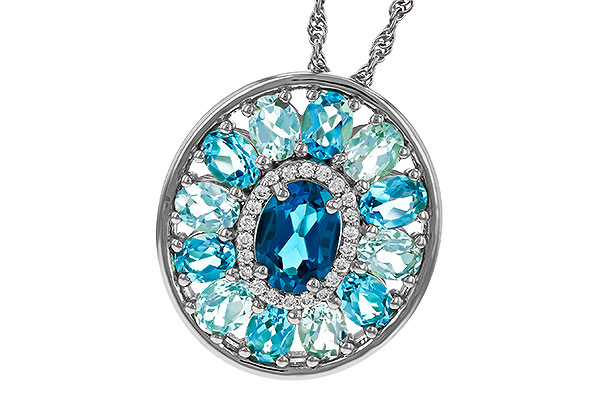 G329-43247: NECK 3.02 TW BLUE TOPAZ 3.10 TGW (7x5MM LBT CTR)