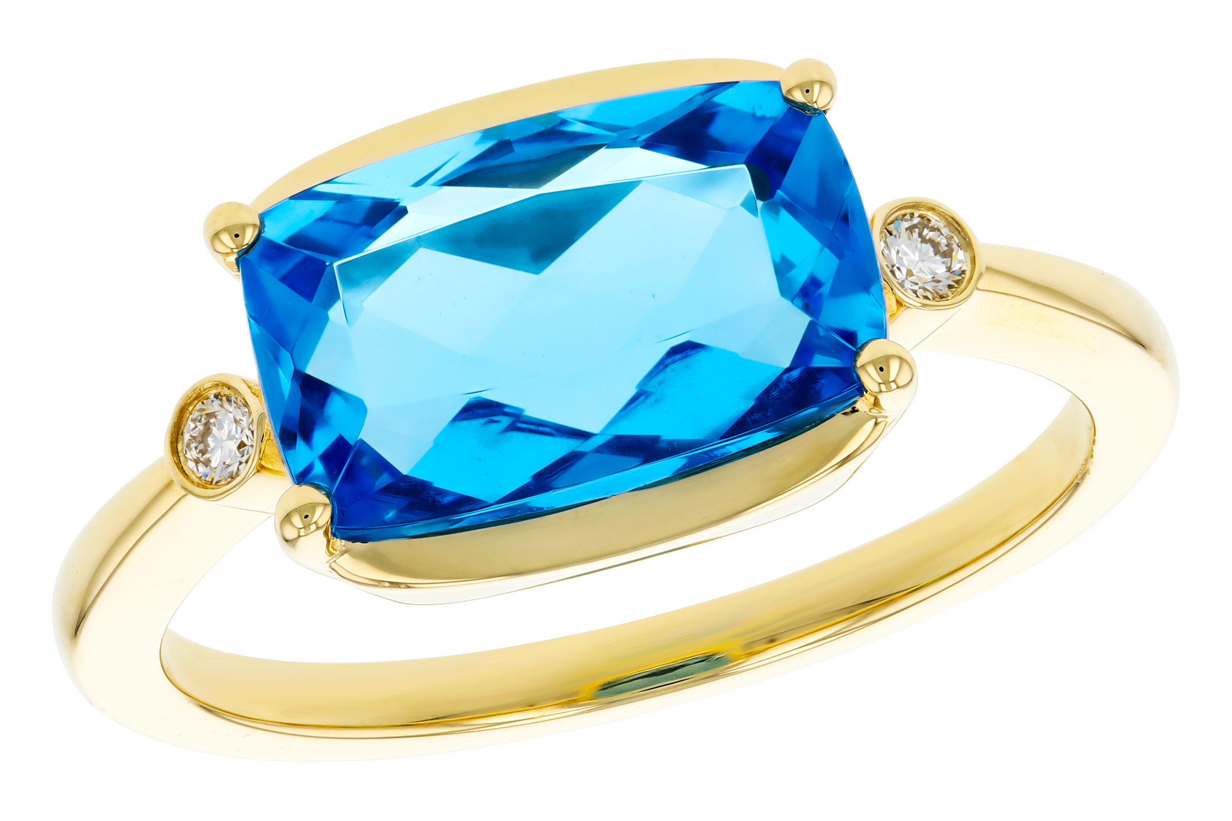 G330-29556: LDS RG 2.88 BLUE TOPAZ 2.92 TGW (11x7MM BT)
