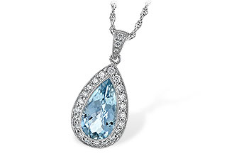 H060-35983: NECKLACE 2.20 AQUA 2.55 TGW