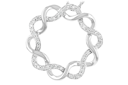 H239-42311: NECKLACE .30 TW