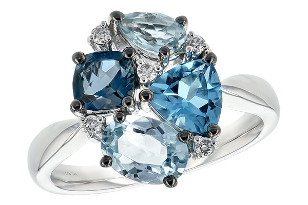 H243-92274: LDS RG 2.57 BLUE TOPAZ 2.65 TGW