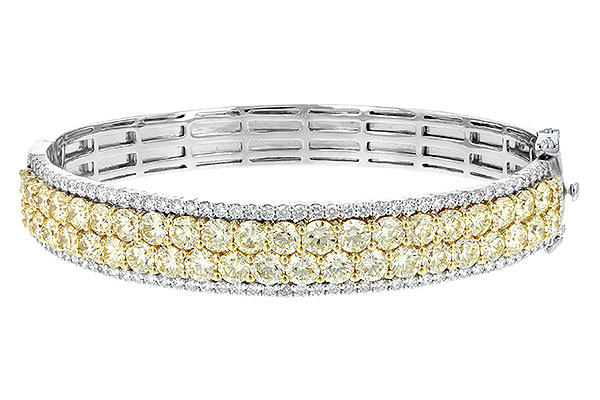 H243-94111: BANGLE 8.17 YELLOW DIA 9.64 TW
