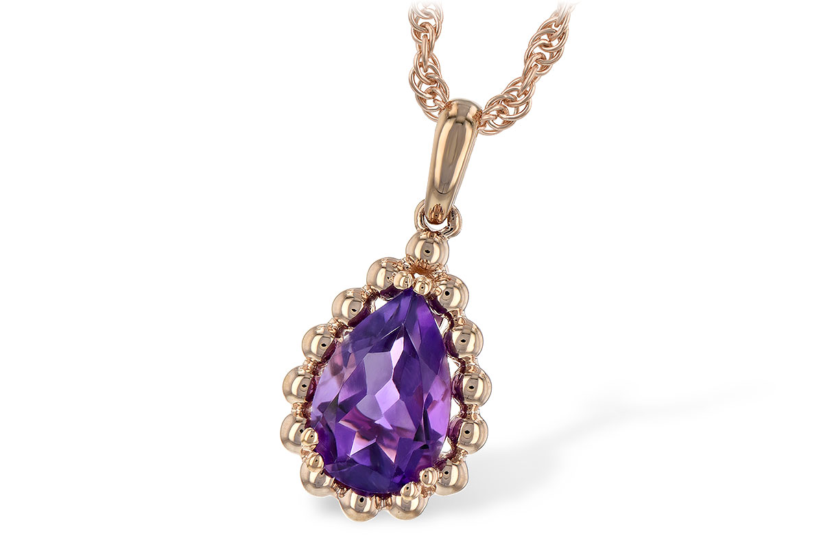 H243-95065: NECKLACE 1.06 CT AMETHYST