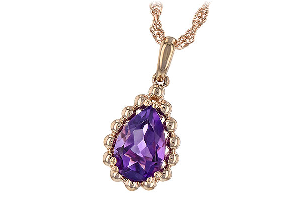 H243-95065: NECKLACE 1.06 CT AMETHYST