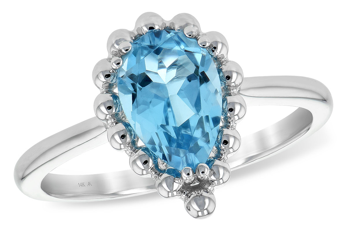 H243-95074: LDS RG BLUE TOPAZ 1.55 CT