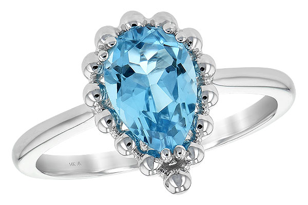 H243-95074: LDS RG BLUE TOPAZ 1.55 CT
