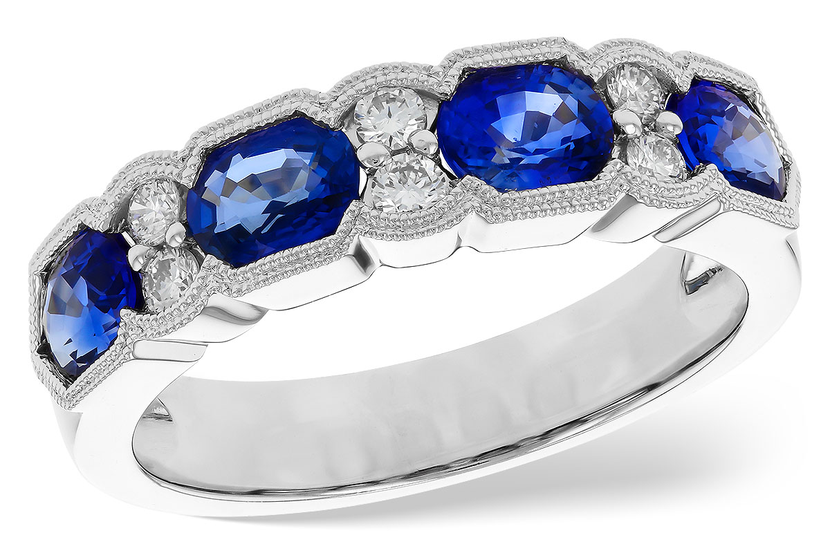 H243-99620: LDS WED RG 1.72 SAPPHIRE 1.90 TGW (5x4MM SAPP)