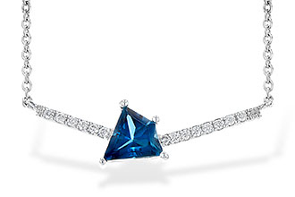 H244-88647: NECK .87 LONDON BLUE TOPAZ .95 TGW