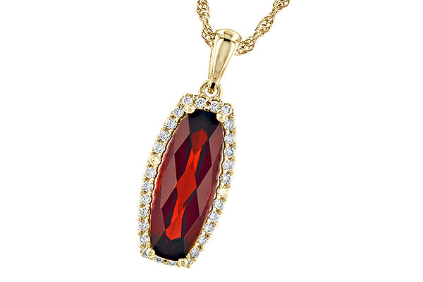 H327-56883: NECK 1.75 GARNET 1.87 TGW